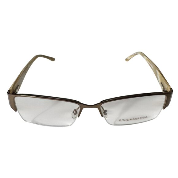 BCBG Max Azria 52-15-130 Womens Brown Rectangular Eye Glasses Frames Only main image 4